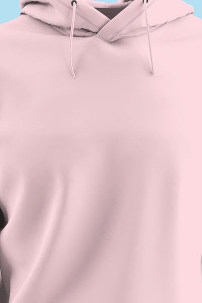 Hooded Sweatshirt Light Baby Pink