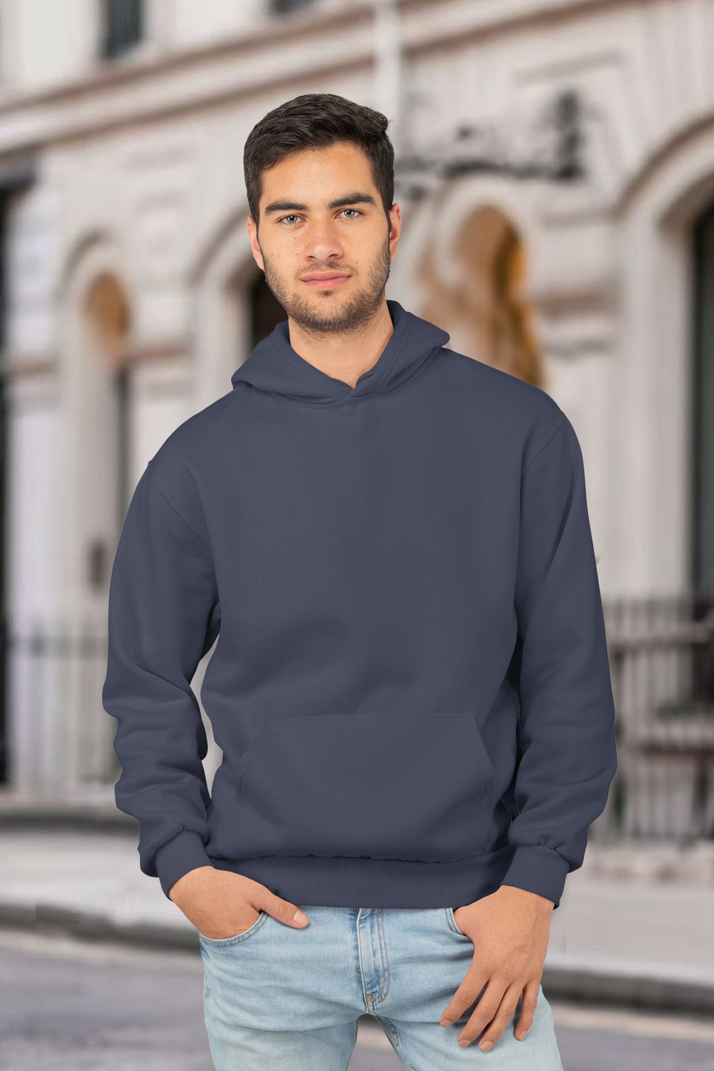 Hooded Sweatshirt Navy Blue