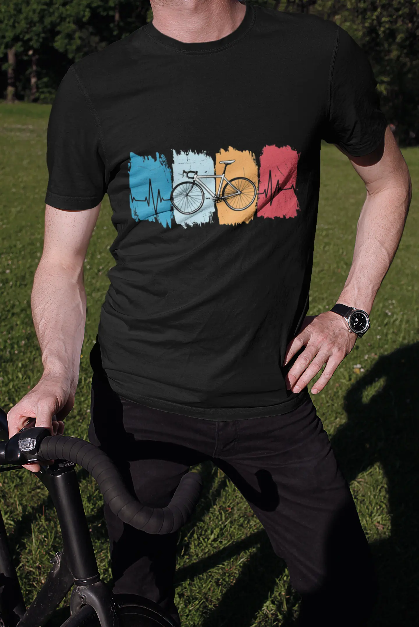 Ride More, Worry Less – Cycling Lover Unisex T-Shirt