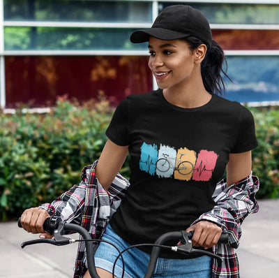 Woman Cycling Lover T-Shirt – Bold & Stylish Tee for Riders 
