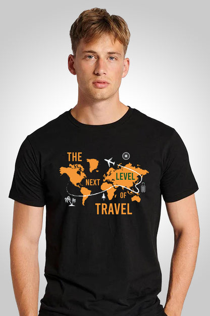 Journey in Comfort: The Next Level Travel T-Shirt