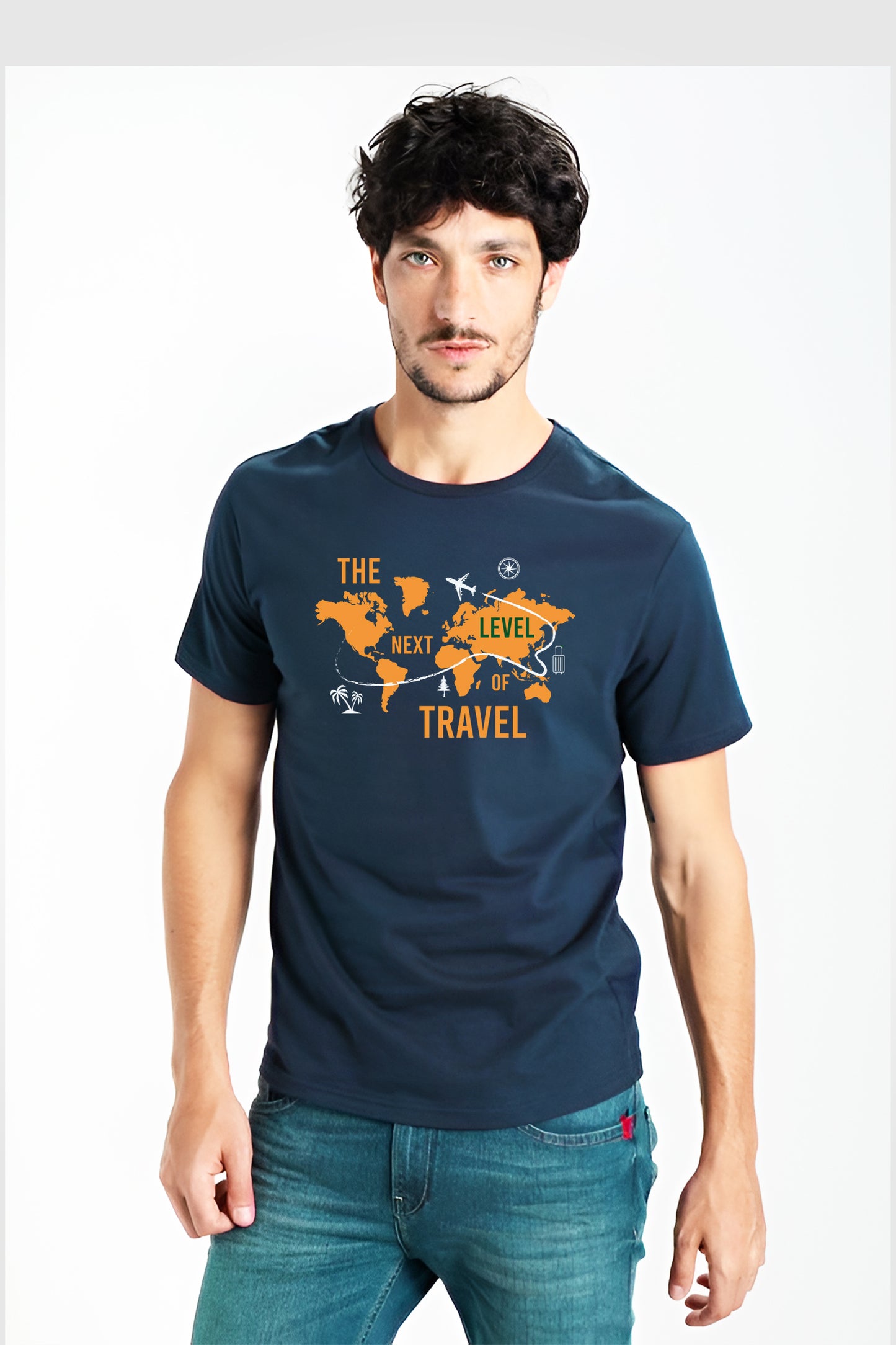 Journey in Comfort: The Next Level Travel T-Shirt