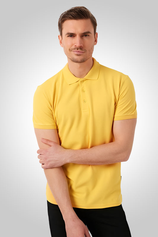 Polo Half Sleeve Mustard Yellow