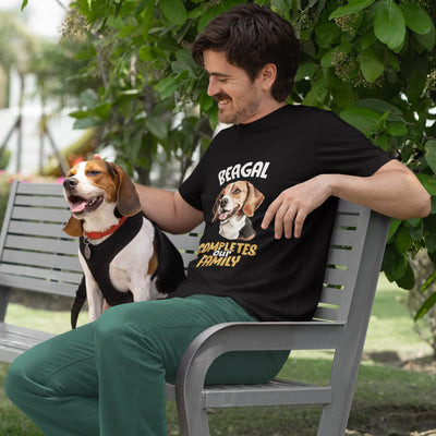Beagle Completes Our Family – Premium Printed Unisex T-Shirt