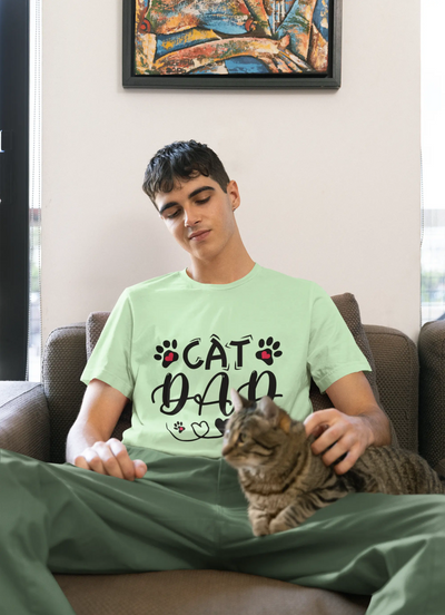 Cat Dad T-Shirt – Purr-fect for Proud Cat Dads