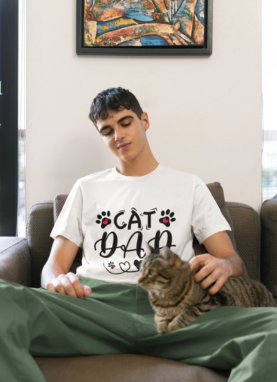 Cat Dad T-Shirt – Purr-fect for Proud Cat Dads