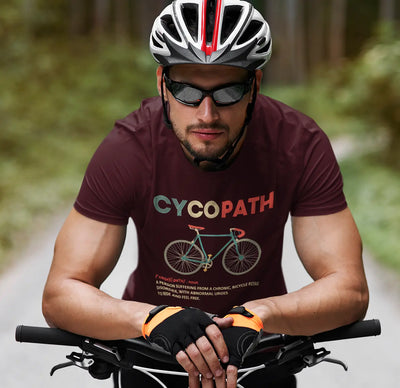 CYCOPATH Mode: ON Unisex T-Shirt for Cycling Addicts 🚴‍♂️