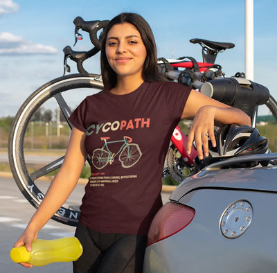 CYCOPATH Mode: ON Unisex T-Shirt for Cycling Addicts 🚴‍♂️