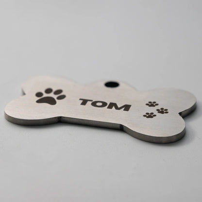 Custom Engraved Stainless Steel Pet Tag
