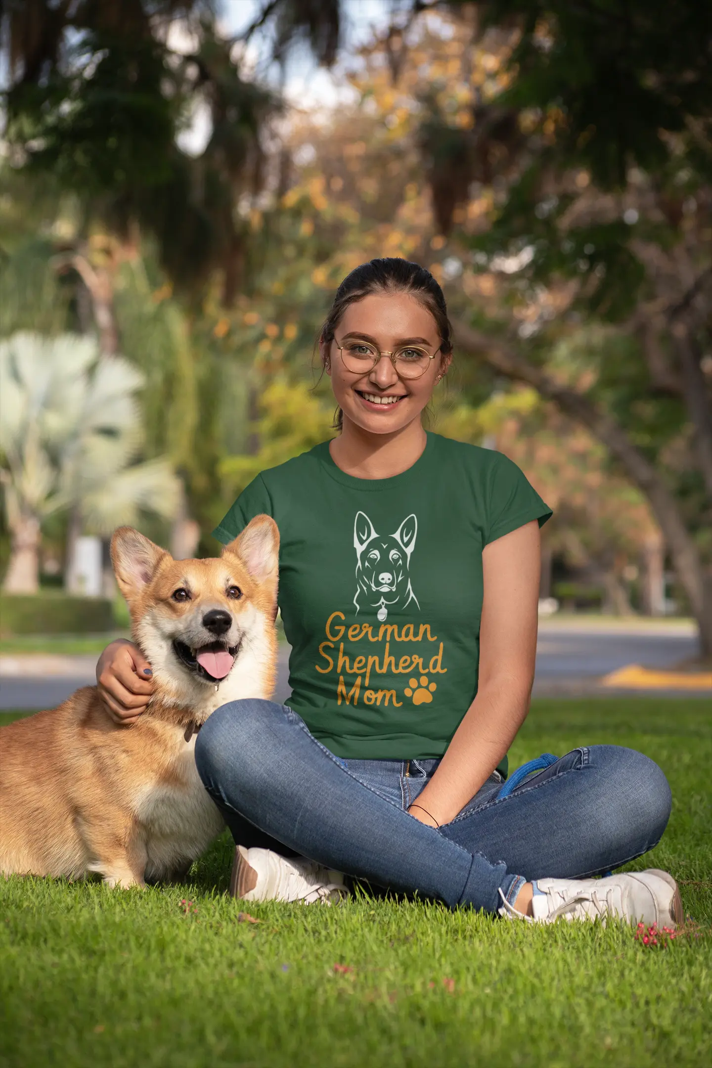 German Shepherd Mom T-Shirt