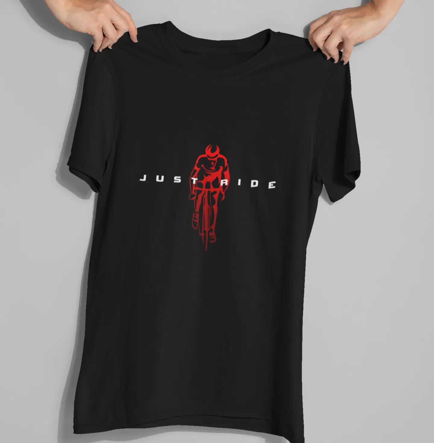 JUST RIDE – Unisex T-Shirt for Cycling Lovers 🚴‍♂️