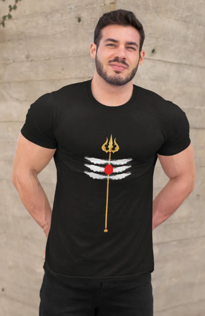 Trishul T-Shirt – Power, Protection & Divine Energy