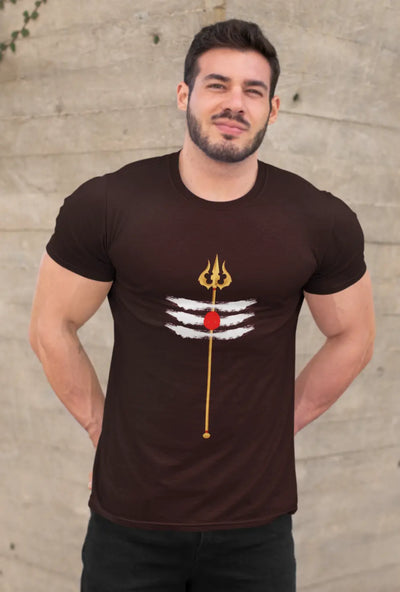 Trishul T-Shirt – Power, Protection & Divine Energy