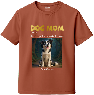 Copper custom pet photo t-shirt with personalized artwork – dog photo printed t-shirt, India
