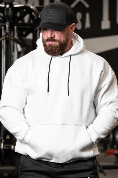 Oversized Hooded Sweatshirt White