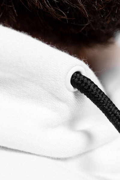 Oversized Hooded Sweatshirt White