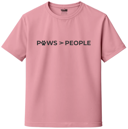 Paws Over People – Pet Lovers’ Premium Unisex T-Shirt