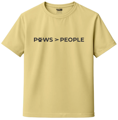 Paws Over People – Pet Lovers’ Premium Unisex T-Shirt