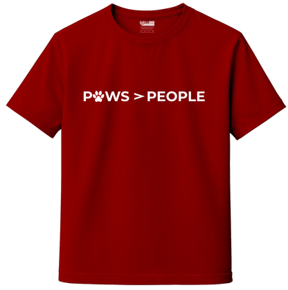 Paws Over People – Pet Lovers’ Premium Unisex T-Shirt