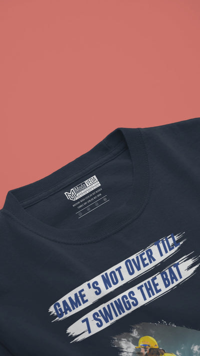 Game's Not Over Till 7 Swing the Bat Unisex T-Shirt