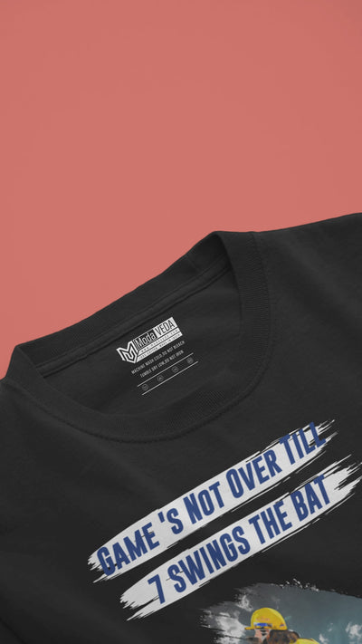 Game's Not Over Till 7 Swing the Bat Unisex T-Shirt