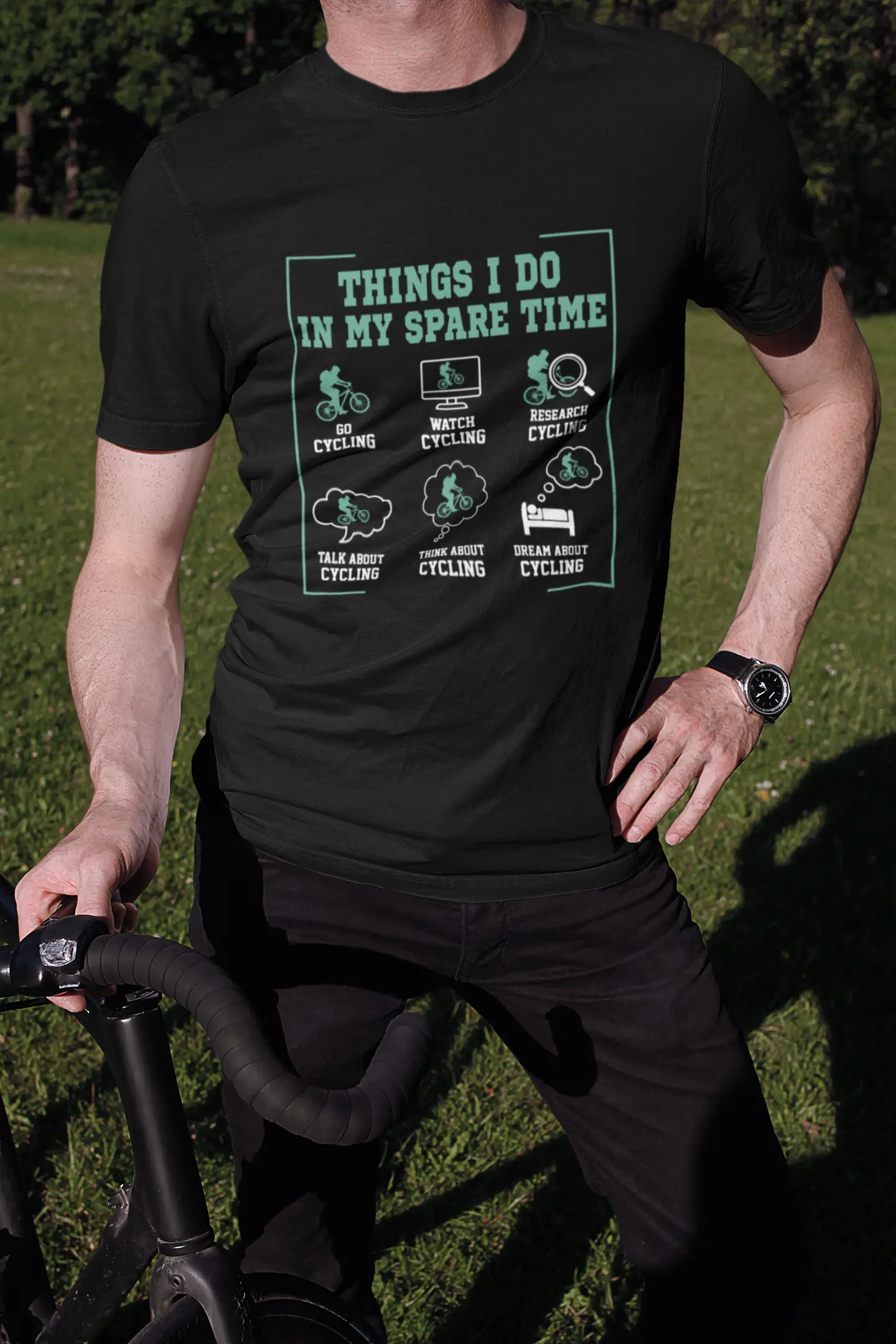 Cycling Life T-Shirt – For Hardcore Riders Only