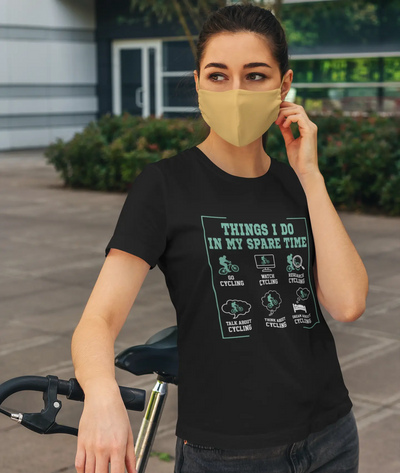 Cycling Life T-Shirt – For Hardcore Riders Only - Black