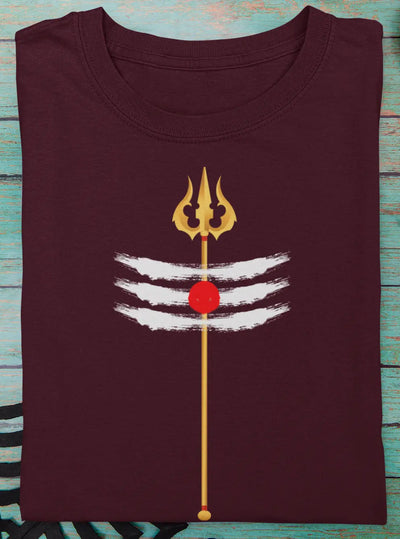 Trishul T-Shirt – Power, Protection & Divine Energy