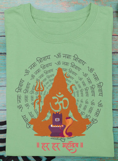 Om Namah Shivaya – Sacred Print T-Shirt