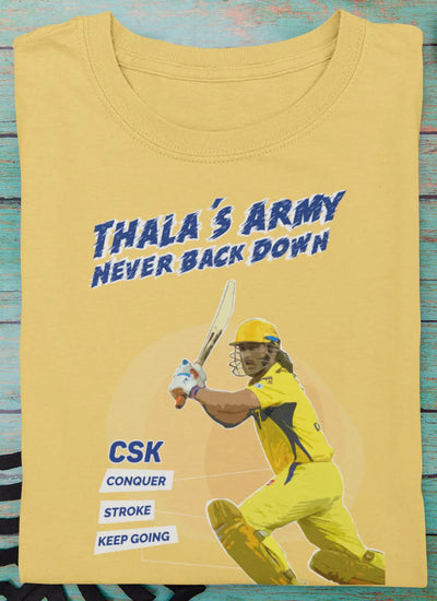 Thala’s Army, Never Back Down Unisex T-Shirt