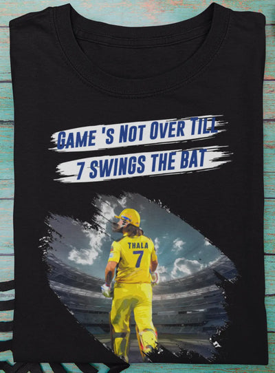 Game's Not Over Till 7 Swing the Bat Unisex T-Shirt
