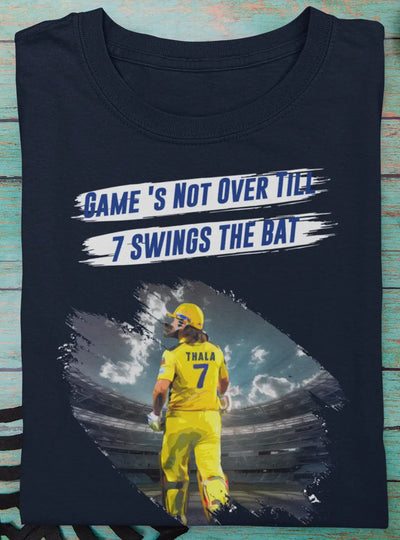 Game's Not Over Till 7 Swing the Bat Unisex T-Shirt