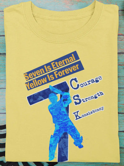 Seven Is Eternal, Yellow Is Eternal Unisex T-Shirt