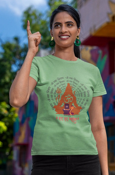 Om Namah Shivaya – Sacred Print T-Shirt