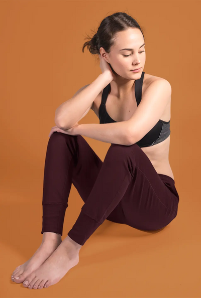 Women with Premium Unisex Joggers Maroon